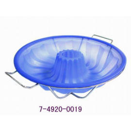 SILICONE BAKEWARE - BUNDT PAN WITH RACK 260G (SILICONE посуда - Bundt ПАН с полками 260G)