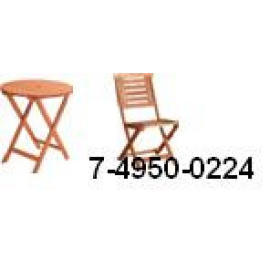 TABLE AND CHAIR SET (TABLE ET CHAISES)