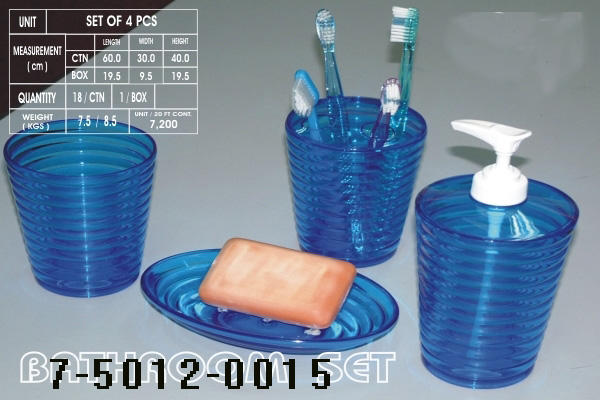 4PCS ACRYLIC BATHROOM SET (4PCS ACRYLIC BATHROOM SET)