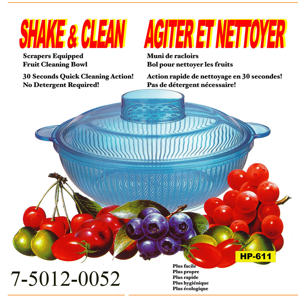 FRUIT CLEANING BOWL (FRUITS DE NETTOYAGE BOWL)