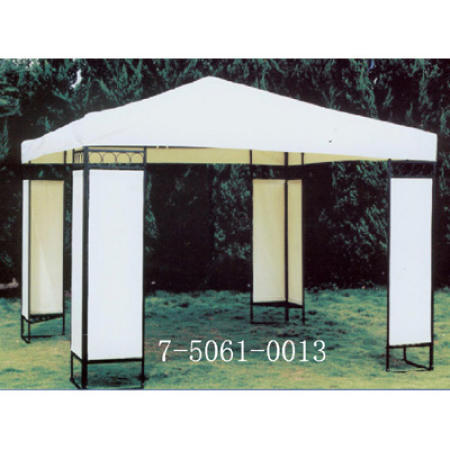 3X3M GARDEN PAVILION,W/DECORATED SIDEWALL (3x3m pavillon de jardin, W / Décor FLANC)