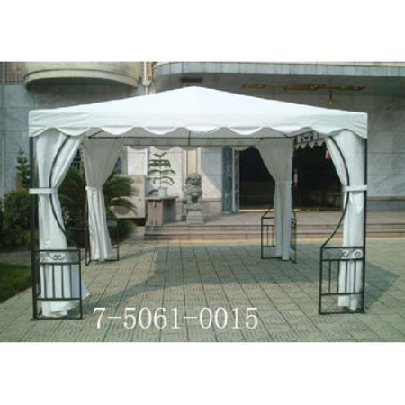 3.5X3.5 GARDEN PAVILION,W/4 DECORATED SIDEWALLS