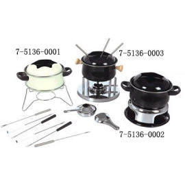 NON-STICK Fondue-Set (MIT COLUMN) (NON-STICK Fondue-Set (MIT COLUMN))