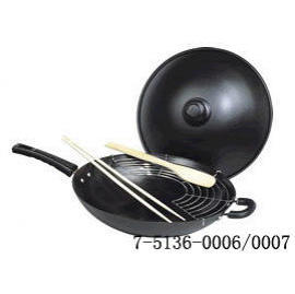 14 INCH-STICK CHINESE WOK SET (BAKELITE HANDLE) (14 INCH-STICK китайской вок SET (бакелитовой HANDLE))