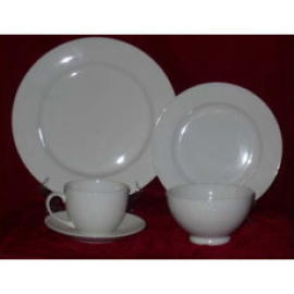 PLAIN WHITE DINNER SET (Plain White Dinner Set)