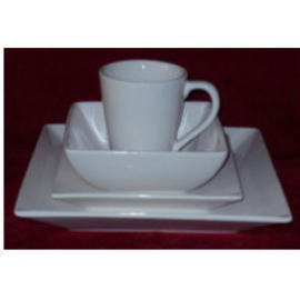 PLAIN WHITE DINNER SET (Plain White Dinner Set)