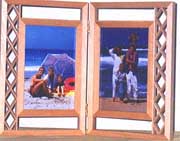 CYPRESS WOOD PHOTO FRAME (CYPRESS BOIS CADRE PHOTO)