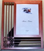 CYPRESS WOOD PHOTO FRAME (CYPRESS BOIS CADRE PHOTO)