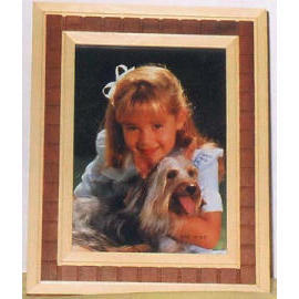 CYPRESS WOOD PHOTO FRAME (CYPRESS BOIS CADRE PHOTO)