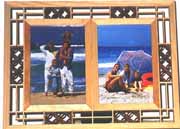 CYPRESS WOOD PHOTO FRAME (CYPRESS BOIS CADRE PHOTO)