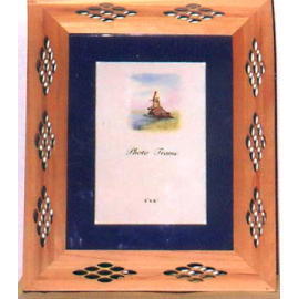 CYPRESS WOOD PHOTO FRAME (CYPRESS BOIS CADRE PHOTO)