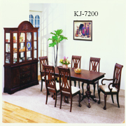 KJ7200 English Traditional Style Dining Room Set (KJ7200 anglais style traditionnel de salle à manger)