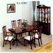 KJ4280 Hand Carving Chipphedale Dining Room Set (KJ4280 ручной резьбы по дереву Chipphedale Столовой Установить)