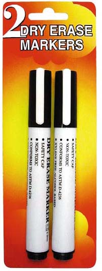 2CT DRAY ERASE MARKERS