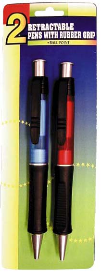 2CT RETRACTABLE BALL PENS (2CT RETRACTABLE BALL PENS)