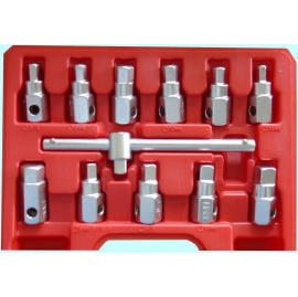 12pc Drain Plug Key & T-Bar -- Auto Repair Tool (12er Drain Plug Key & T-Bar - Auto Repair Tool)