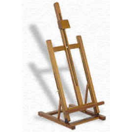 wooden table easel (tableau de chevalet en bois)