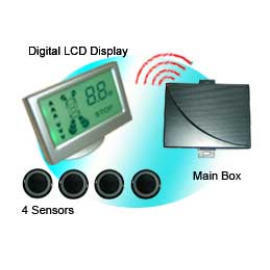 Wireless Colorful LCD Display Parking Sensor (Беспроводные Красочный LCD дисплей Датчик парковки)