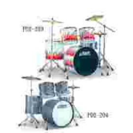 PD2-203 Flame Series Drum Outfit/PD2-204 5-PC Drum Outfit