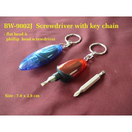 Screwdriver with key chain (Screwdriver with key chain)