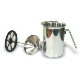 Stainless Steel Milk Frother with Sandwich bottom (Нержавеющая сталь молочной пены сэндвич нижнем)