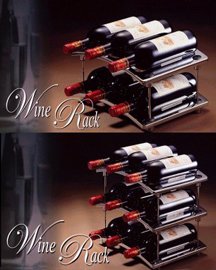Chrome Wine Rack (Chrome Wine Rack)