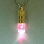 Rainbow color Flashing light with necklace (Радуга цвета мигающий свет с ожерельем)
