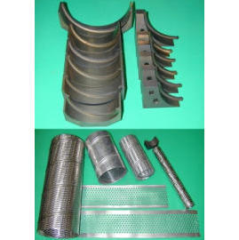 Filter Cartridge Spiral louvered centertube formers (Filtre à cartouche Spiral persiennes gabarits centertube)