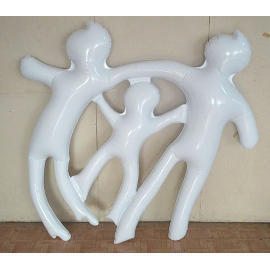 Inflatable 3 Persons Logo (Gonflable 3 personnes Logo)