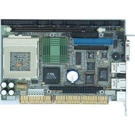 Socket370 Half-Size PISA CPU card with Audio and Dual LAN and LCD support.