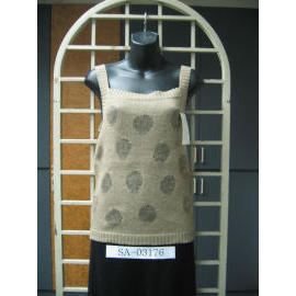 Ladies` Sleeveless 6.5G Knitting wear (Рукавов женской 6.5g Вязание износ)