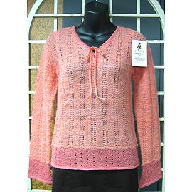 Ladies` Long Sleeve 6.5G Knitting Pullover Sweater (Женские с длинным рукавом 6.5g Вязание Пуловер Свитера)