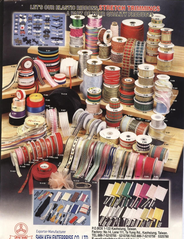 Trimmings, Braids & Cords, Ribbon, Satin Ribbons (Passementerie, Braids & Cords, ruban, satin Rubans)