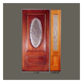 Wooden doors with Glass (Portes en bois avec verre)