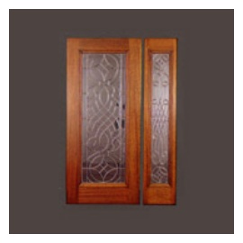 Wooden Doors with Glass (Portes en bois avec verre)