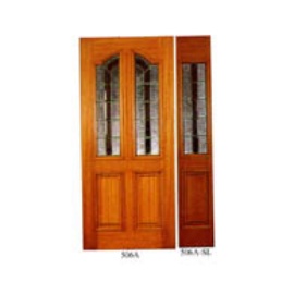 Wooden doors with Glass (Portes en bois avec verre)