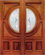 Wooden Doors with Glass (Деревянные двери со стеклом)