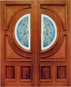 Wooden Doors with Glass (Portes en bois avec verre)