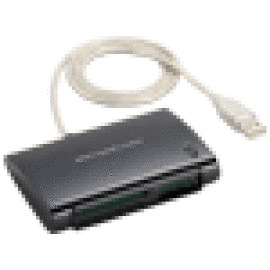 USB 2.0 8 in 1 Flash Card Reader/Writer for CF/IBM Microdrive/ SM/SD/MMC/MS/MS P (USB 2.0 8 en 1 Flash Card Reader / Writer pour CF / IBM Microdrive / SM / SD / M)