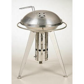 Stainless Steel UFO Charcoal BBQ with E.Z. Lighting System (Stainless Steel UFO Charcoal Grill mit E.Z. Lighting System)