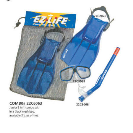 Diving Kid`s Combo Set (Mask + Snorkel + Fin)