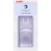 Bookmark magnifier, Fresnel Lense (Bookmark Lupe, Fresnel-Linse)