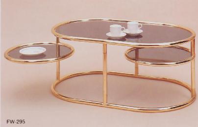 ROTARY 3-PCS GLASS TABLE (ROTARY 3-PCS стеклянный стол)