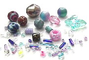 Glass fancy beads (Perles de verre fantaisie)