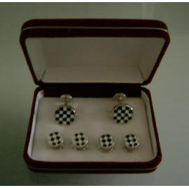 CUFFLINK + STUDS SET (Bouton de manchette + GOUJONS SET)