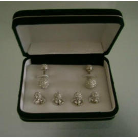 CUFFLINK + STUDS SET (Bouton de manchette + GOUJONS SET)