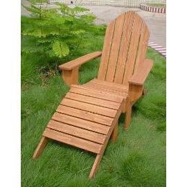 Garden chair, wooden (Gartenstuhl aus Holz)