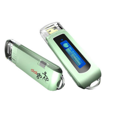 Smart USB Flash Drive with Bi-stable Cholesteric LCD Display (Smart USB-Stick mit einem Bi-stable Cholesterische LCD-Display)