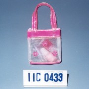 Cosmetic gift set in mesh bag (Косметический набор в подарок сумку сетка)