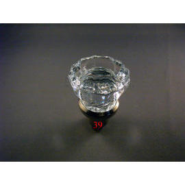 Crystal glass door knob (Diamond style) (Crystal porte vitrée molette (style Diamond))